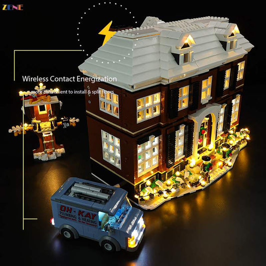 Light Kit for Home Alone 21330 (Wireless Module) - DelsBricks Toys & CollectiblesLed Light Kit for LegoDelsBricks Toys & CollectiblesZENE