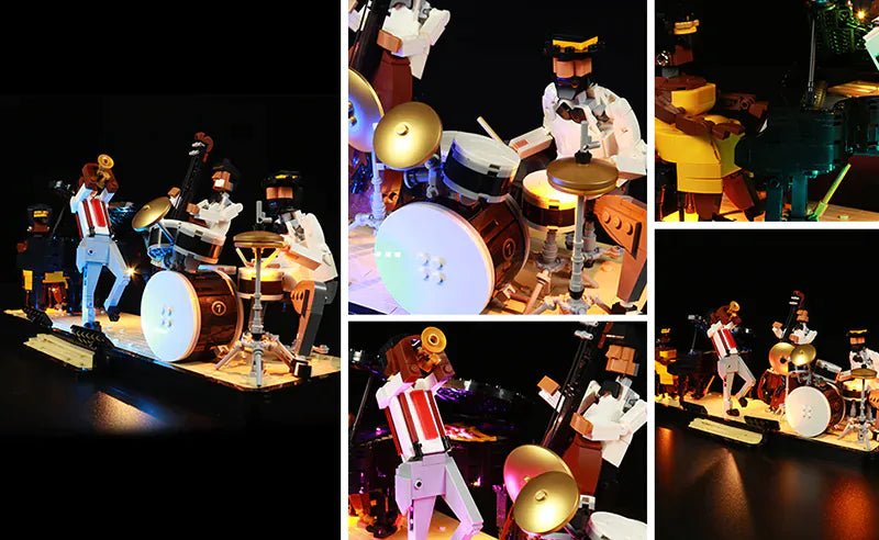Light Kit for Ideas Jazz Quartet 21334 - DelsBricks Toys & CollectiblesLed Light Kit for LegoDelsBricks Toys & CollectiblesZENE