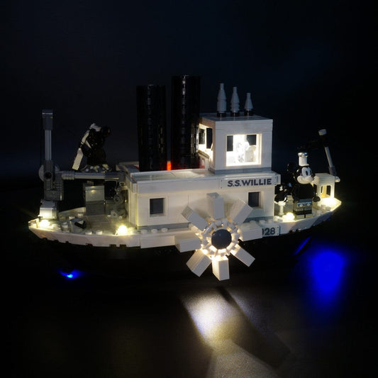 Light Kit for Ideas Steamboat Willie 21317 - DelsBricks Toys & CollectiblesLed Light Kit for LegoDelsBricks Toys & CollectiblesZENE