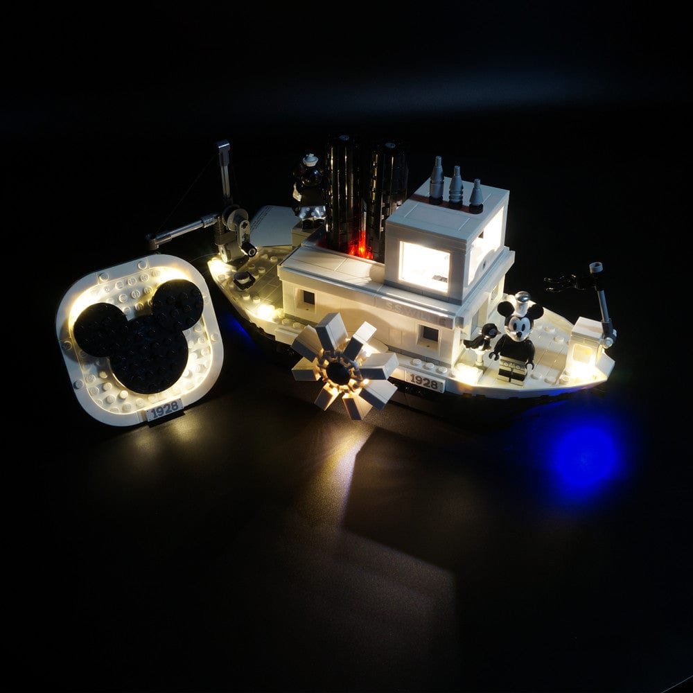 Light Kit for Ideas Steamboat Willie 21317 - DelsBricks Toys & CollectiblesLed Light Kit for LegoDelsBricks Toys & CollectiblesZENE