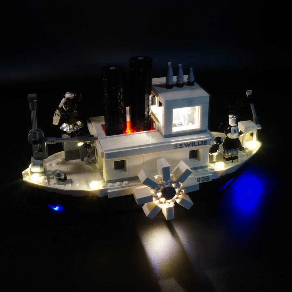 Light Kit for Ideas Steamboat Willie 21317 - DelsBricks Toys & CollectiblesLed Light Kit for LegoDelsBricks Toys & CollectiblesZENE