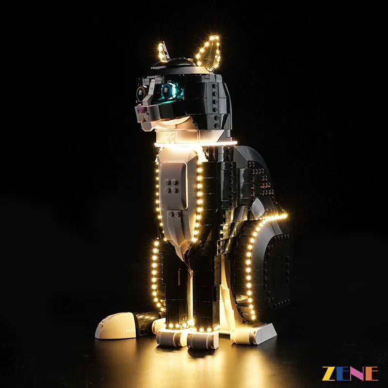 Light Kit for Ideas Tuxedo Cat 21349 - DelsBricks Toys & CollectiblesLed Light Kit for LEGODelsBricks Toys & CollectiblesZENE