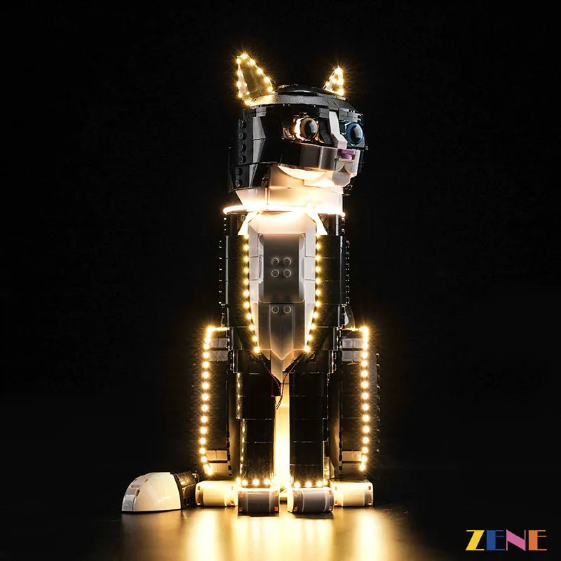 Light Kit for Ideas Tuxedo Cat 21349 - DelsBricks Toys & CollectiblesLed Light Kit for LEGODelsBricks Toys & CollectiblesZENE