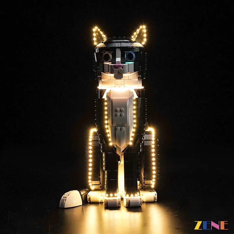 Light Kit for Ideas Tuxedo Cat 21349 - DelsBricks Toys & CollectiblesLed Light Kit for LEGODelsBricks Toys & CollectiblesZENE