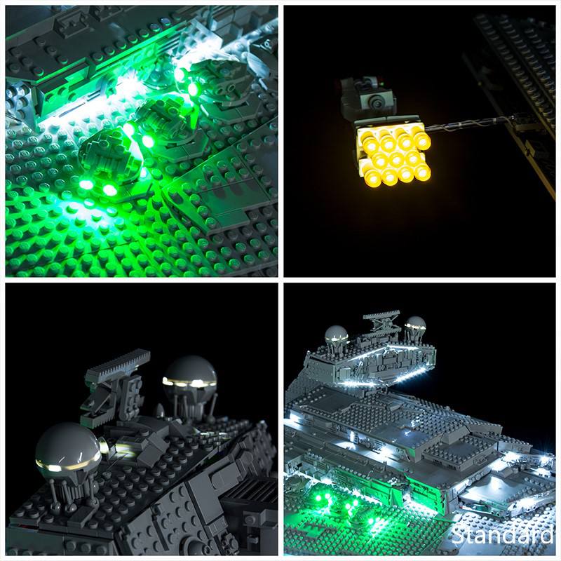 Light Kit for Imperial Star Destroyer 75252 - DelsBricks Toys & CollectiblesLed Light Kit for LegoDelsBricks Toys & CollectiblesZENE