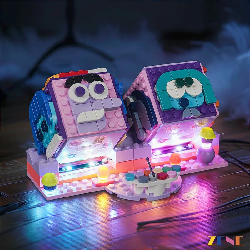 Light Kit for Inside Out 2 Mood Cubes 43248 - DelsBricks Toys & CollectiblesLed Light Kit for LegoDelsBricks Toys & CollectiblesZENE