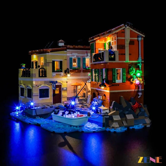 Light Kit for Italian Riviera 21359 - DelsBricks Toys & CollectiblesLed Light Kit for LEGO ZENE20DelsBricks Toys & CollectiblesZENE