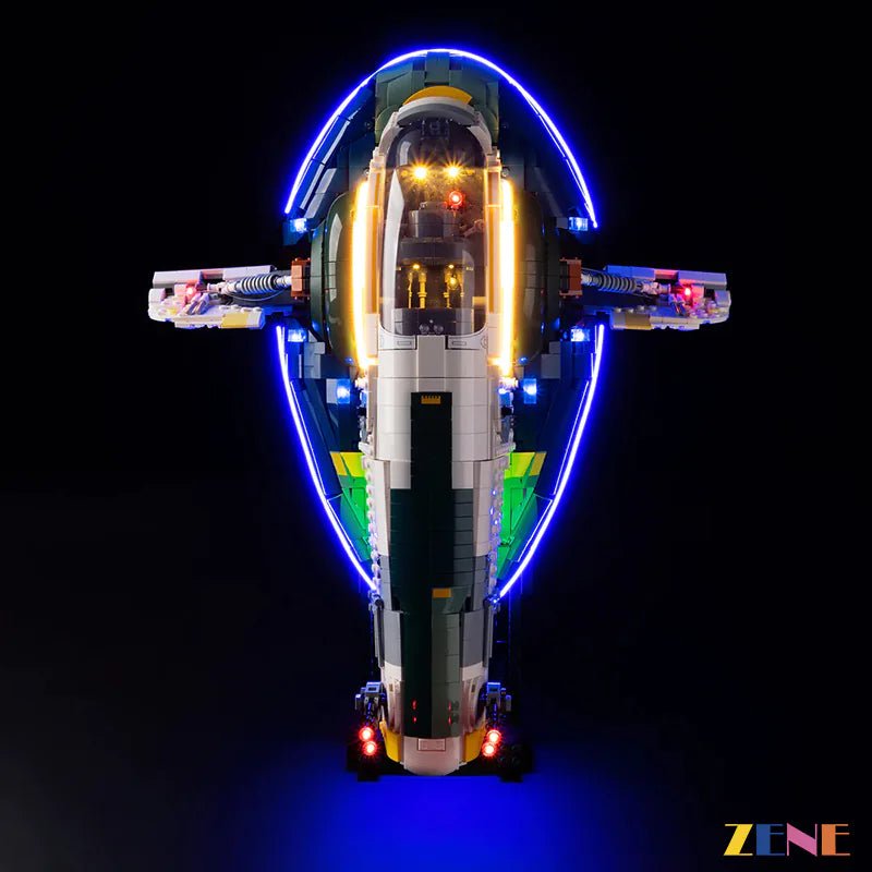 Light Kit for Jango Fett's Firespray - Class Starship 75409 (Ver.2) - DelsBricks Toys & CollectiblesLed Light Kit for LEGODelsBricks Toys & CollectiblesZENE