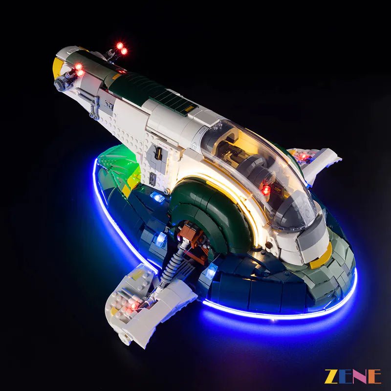 Light Kit for Jango Fett's Firespray - Class Starship 75409 (Ver.2) - DelsBricks Toys & CollectiblesLed Light Kit for LEGODelsBricks Toys & CollectiblesZENE