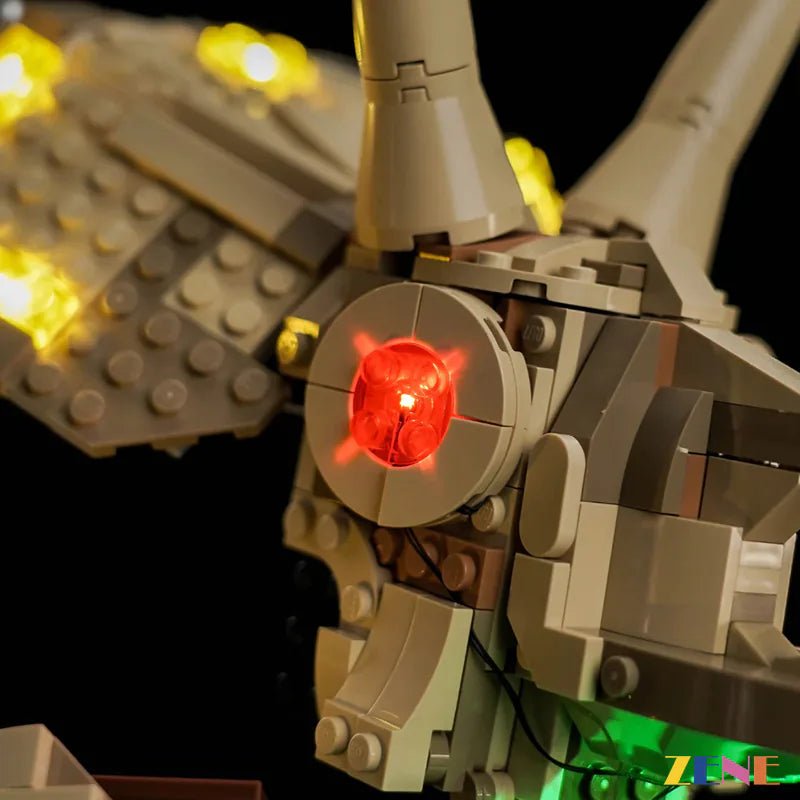 Light Kit for Jurassic World Dinosaur Fossils: Triceratops Skull 76969 - DelsBricks Toys & CollectiblesLed Light Kit for LEGO ZENE20DelsBricks Toys & CollectiblesZENE
