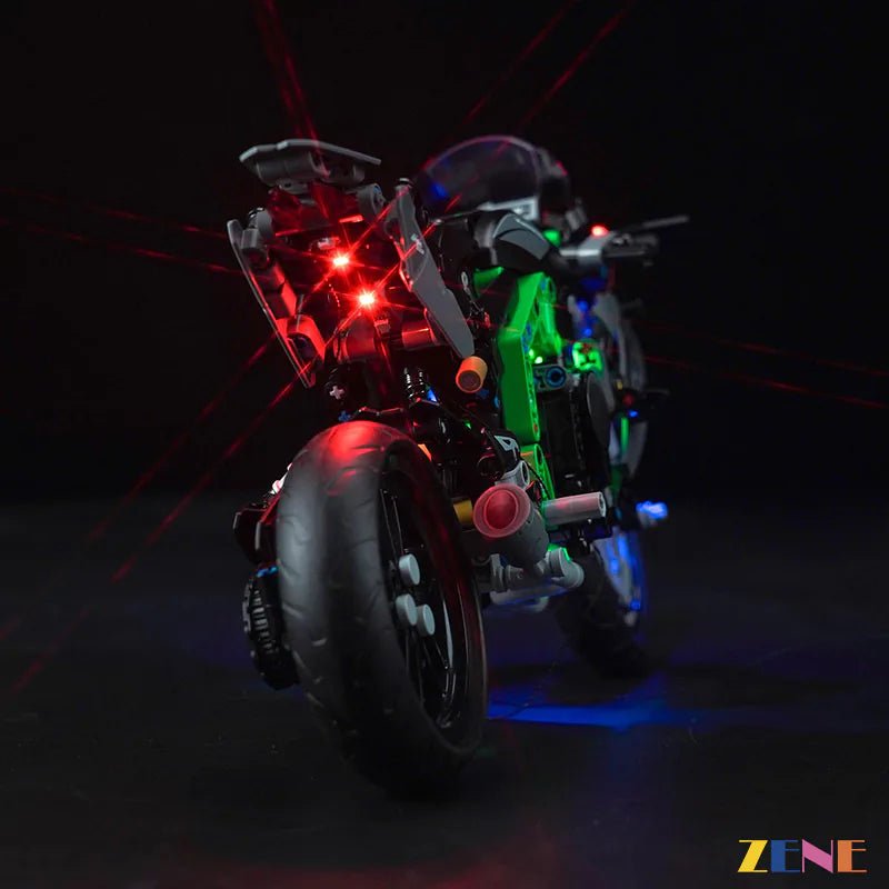 Light Kit for Kawasaki Ninja H2R Motorcycle 42170 - DelsBricks Toys & CollectiblesLed Light Kit for LegoDelsBricks Toys & CollectiblesZENE