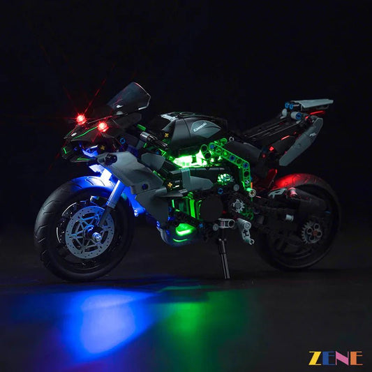 Light Kit for Kawasaki Ninja H2R Motorcycle 42170 - DelsBricks Toys & CollectiblesLed Light Kit for LegoDelsBricks Toys & CollectiblesZENE