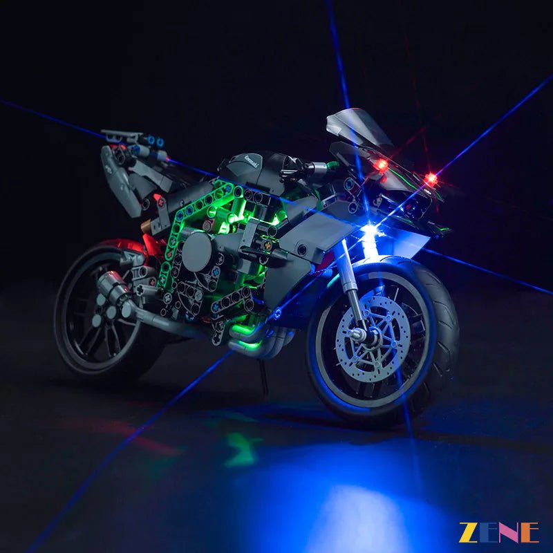 Light Kit for Kawasaki Ninja H2R Motorcycle 42170 - DelsBricks Toys & CollectiblesLed Light Kit for LegoDelsBricks Toys & CollectiblesZENE