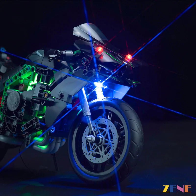 Light Kit for Kawasaki Ninja H2R Motorcycle 42170 - DelsBricks Toys & CollectiblesLed Light Kit for LegoDelsBricks Toys & CollectiblesZENE