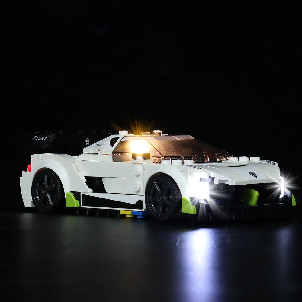 Light Kit for Koenigsegg Jesko 76900 - DelsBricks Toys & CollectiblesLed Light Kit for LegoDelsBricks Toys & CollectiblesZENE