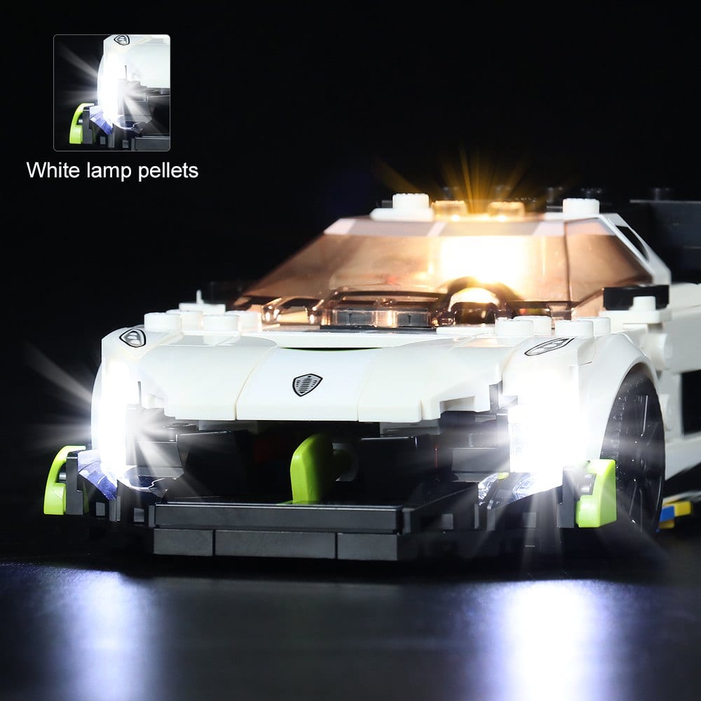 Light Kit for Koenigsegg Jesko 76900 - DelsBricks Toys & CollectiblesLed Light Kit for LegoDelsBricks Toys & CollectiblesZENE