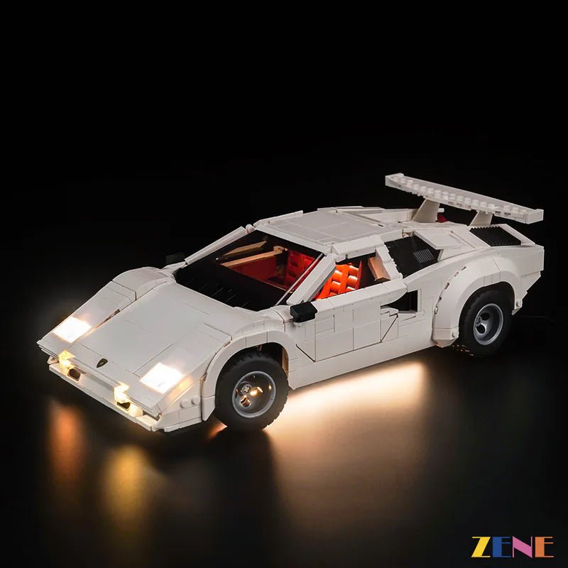 Light Kit for Lamborghini Countach 5000 Quattrovalvole 10337 - DelsBricks Toys & CollectiblesLed Light Kit for LegoDelsBricks Toys & CollectiblesZENE
