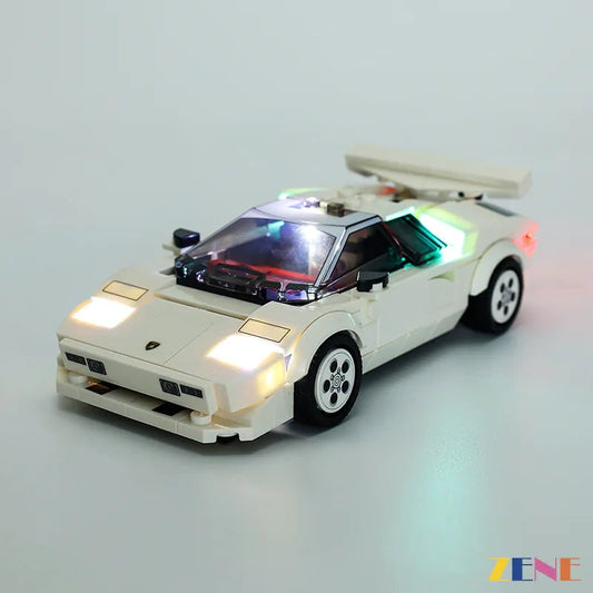 Light Kit for Lamborghini Countach 76908 - DelsBricks Toys & CollectiblesLed Light Kit for LegoDelsBricks Toys & CollectiblesZENE
