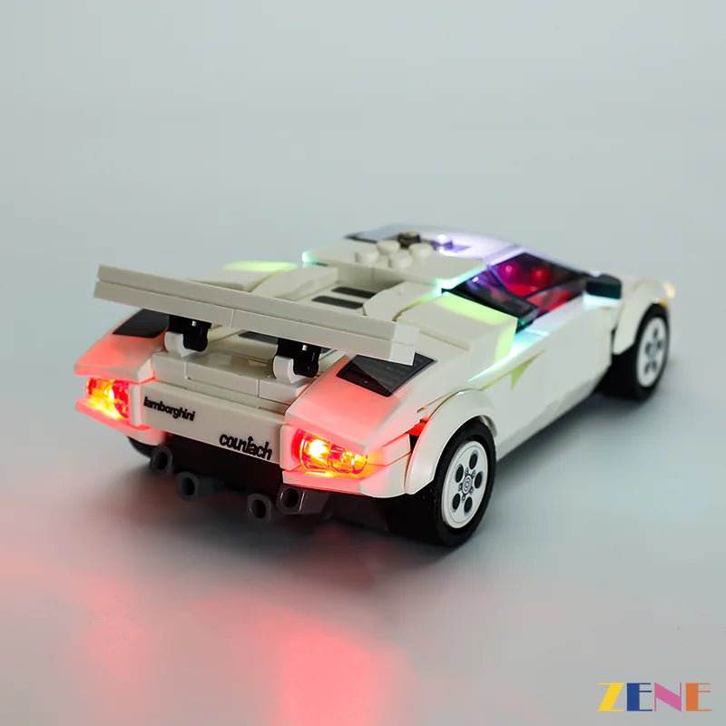 Light Kit for Lamborghini Countach 76908 - DelsBricks Toys & CollectiblesLed Light Kit for LegoDelsBricks Toys & CollectiblesZENE