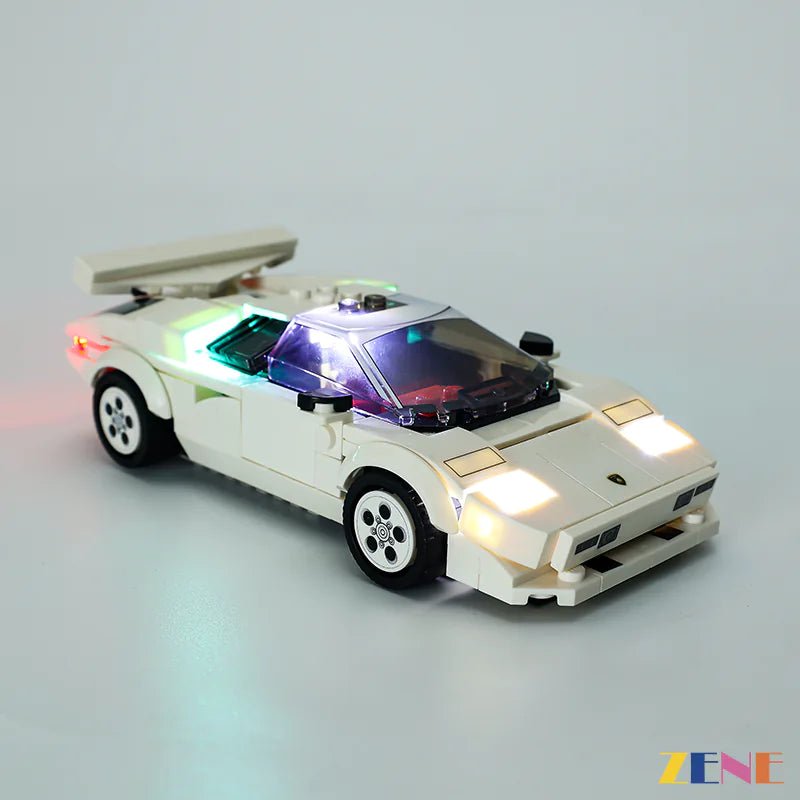 Light Kit for Lamborghini Countach 76908 - DelsBricks Toys & CollectiblesLed Light Kit for LegoDelsBricks Toys & CollectiblesZENE