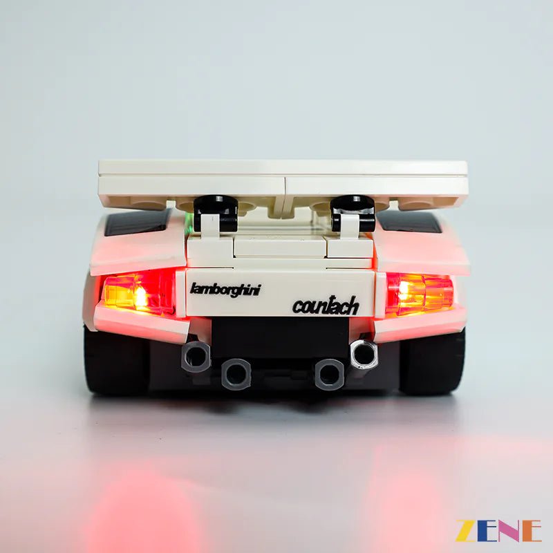 Light Kit for Lamborghini Countach 76908 - DelsBricks Toys & CollectiblesLed Light Kit for LegoDelsBricks Toys & CollectiblesZENE