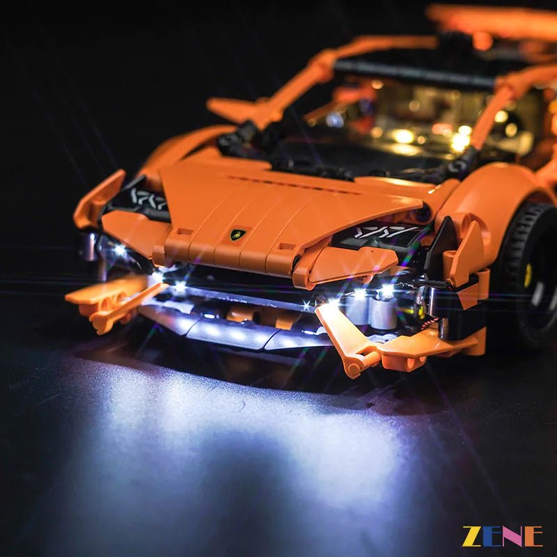 Light Kit for Lamborghini Huracán Tecnica Orange 42196 - DelsBricks Toys & CollectiblesLed Light Kit for LegoDelsBricks Toys & CollectiblesZENE