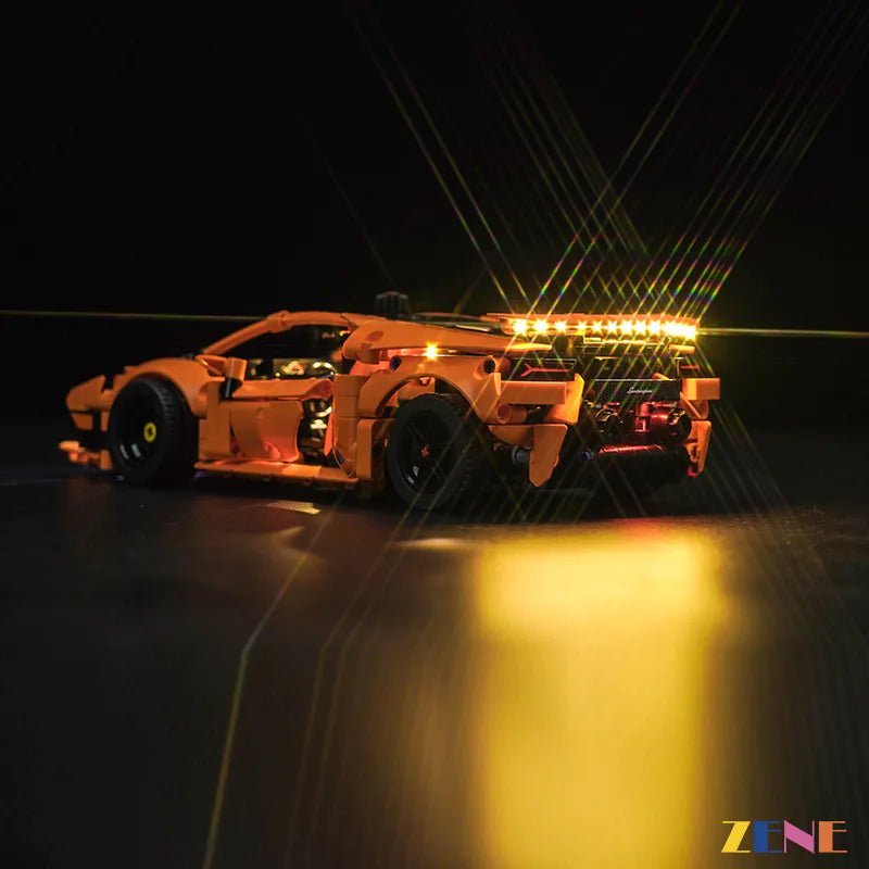Light Kit for Lamborghini Huracán Tecnica Orange 42196 - DelsBricks Toys & CollectiblesLed Light Kit for LegoDelsBricks Toys & CollectiblesZENE