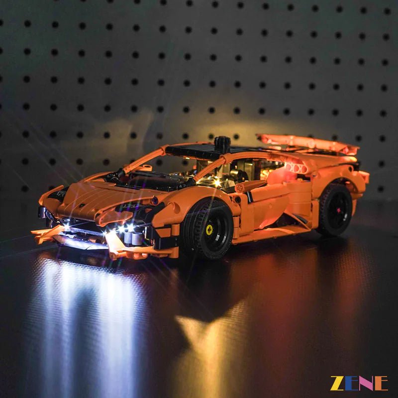 Light Kit for Lamborghini Huracán Tecnica Orange 42196 - DelsBricks Toys & CollectiblesLed Light Kit for LegoDelsBricks Toys & CollectiblesZENE