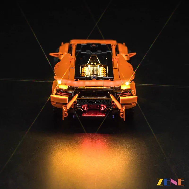 Light Kit for Lamborghini Huracán Tecnica Orange 42196 - DelsBricks Toys & CollectiblesLed Light Kit for LegoDelsBricks Toys & CollectiblesZENE