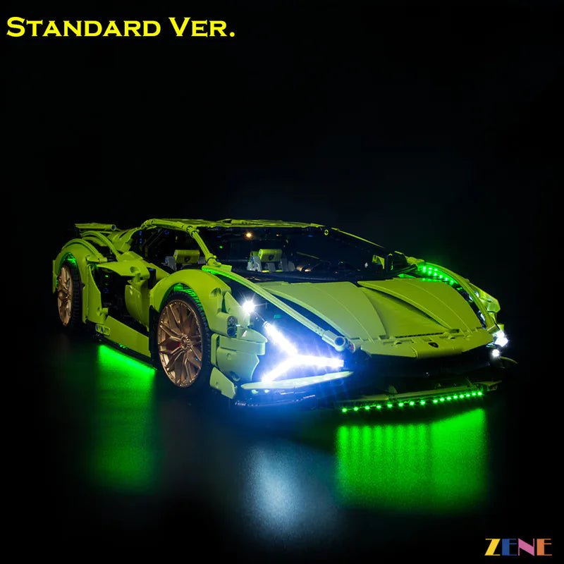 Light Kit for Lamborghini Sian Fkp37 42115 - DelsBricks Toys & CollectiblesLed Light Kit for LegoDelsBricks Toys & CollectiblesZENE