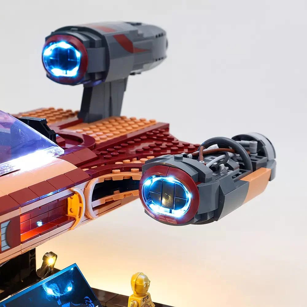 Light Kit for Luke Skywalker’s Landspeeder™ 75341 (Ver. 2) - DelsBricks Toys & CollectiblesLed Light Kit for LegoDelsBricks Toys & CollectiblesZENE