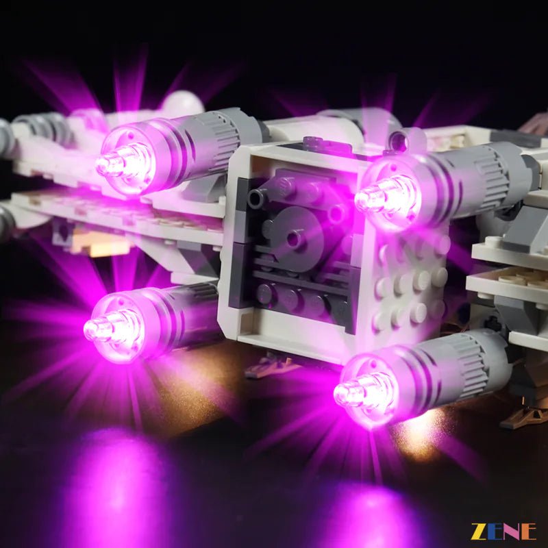 Light Kit for Luke Skywalker's X - Wing Fighter 75301 - DelsBricks Toys & CollectiblesLed Light Kit for LegoDelsBricks Toys & CollectiblesZENE