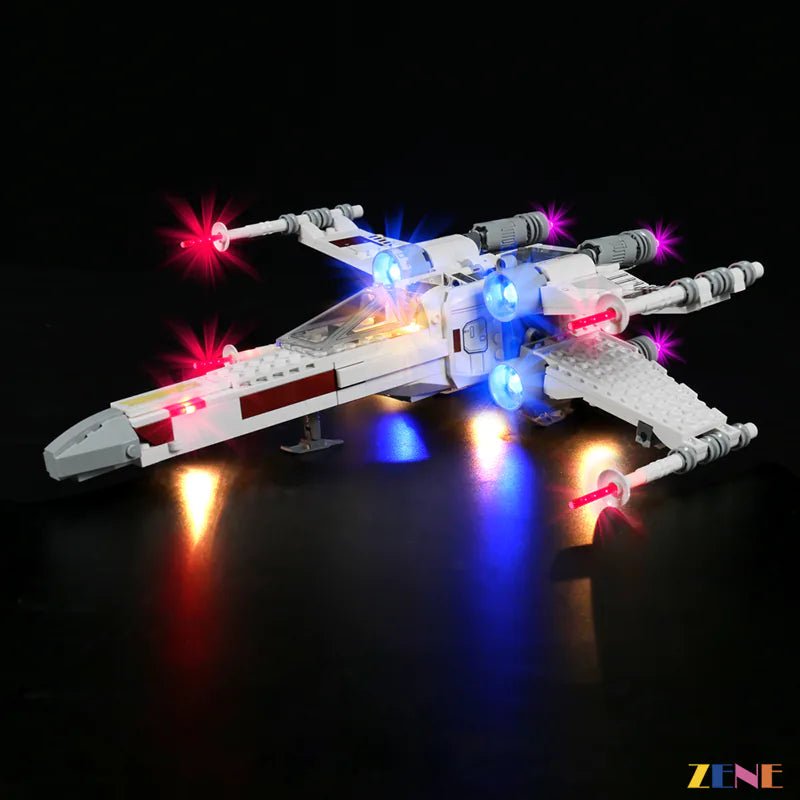 Light Kit for Luke Skywalker's X - Wing Fighter 75301 - DelsBricks Toys & CollectiblesLed Light Kit for LegoDelsBricks Toys & CollectiblesZENE