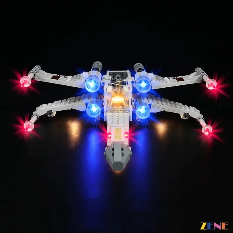 Light Kit for Luke Skywalker's X - Wing Fighter 75301 - DelsBricks Toys & CollectiblesLed Light Kit for LegoDelsBricks Toys & CollectiblesZENE
