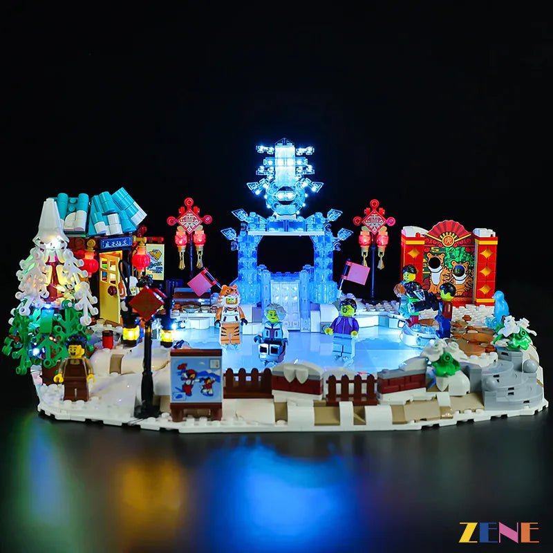 Light Kit for Lunar New Year Ice Festival 80109 - DelsBricks Toys & CollectiblesLed Light Kit for LegoDelsBricks Toys & CollectiblesZENE