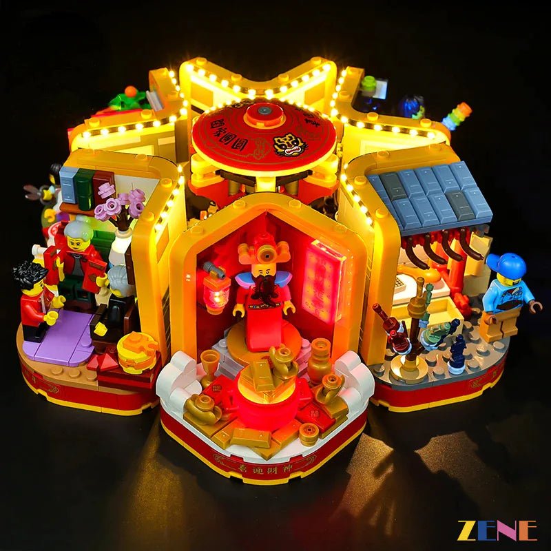 Light Kit for Lunar New Year Traditions 80108 - DelsBricks Toys & CollectiblesLed Light Kit for LegoDelsBricks Toys & CollectiblesZENE