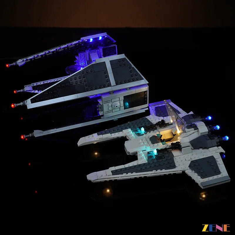 Light Kit for Mandalorian Fang Fighter vs. TIE 75348 - DelsBricks Toys & CollectiblesLed Light Kit for LegoDelsBricks Toys & CollectiblesZENE