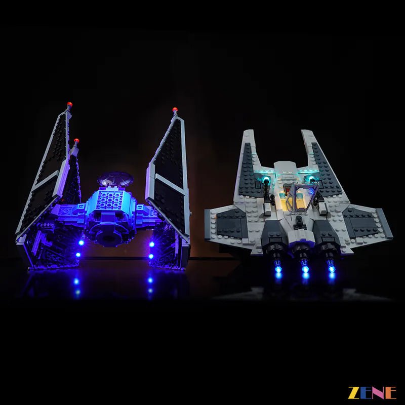 Light Kit for Mandalorian Fang Fighter vs. TIE 75348 - DelsBricks Toys & CollectiblesLed Light Kit for LegoDelsBricks Toys & CollectiblesZENE
