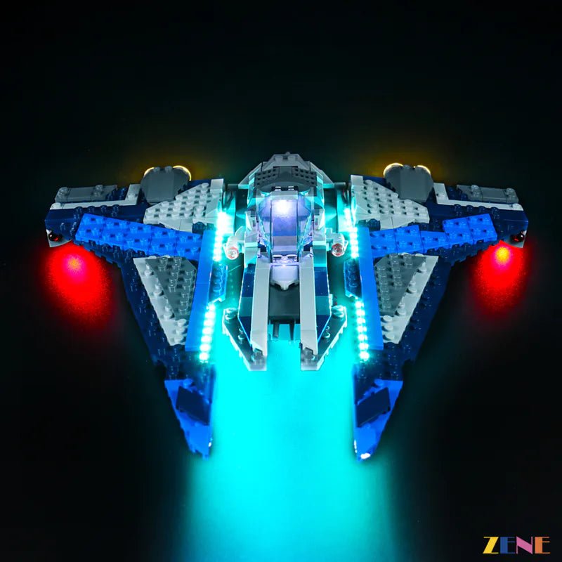 Light Kit for Mandalorian Starfighter™ 75316 - DelsBricks Toys & CollectiblesLed Light Kit for LegoDelsBricks Toys & CollectiblesZENE