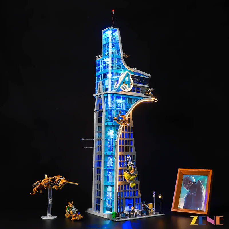 Light Kit for Marvel Avengers Tower 76269 (Ver.2) - DelsBricks Toys & CollectiblesLed Light Kit for LegoDelsBricks Toys & CollectiblesZENE