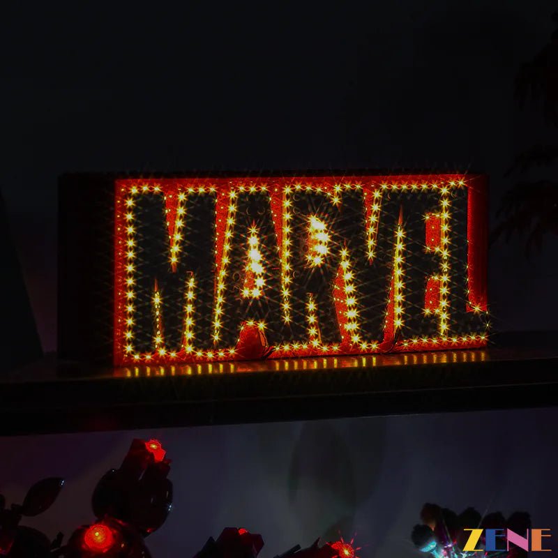 Light Kit for Marvel Logo & Minifigures 76313 - DelsBricks Toys & CollectiblesLed Light Kit for LEGO ZENE20DelsBricks Toys & CollectiblesZENE
