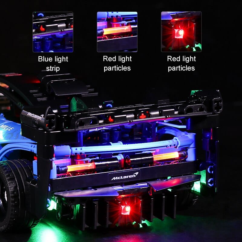 Light Kit for McLaren Senna GTR 42123 - DelsBricks Toys & CollectiblesLed Light Kit for LegoDelsBricks Toys & CollectiblesZENE