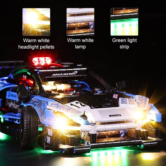 Light Kit for McLaren Senna GTR 42123 - DelsBricks Toys & CollectiblesLed Light Kit for LegoDelsBricks Toys & CollectiblesZENE