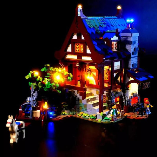 Light Kit for Medieval Blacksmith 21325 - DelsBricks Toys & CollectiblesLed Light Kit for LegoDelsBricks Toys & CollectiblesZENE