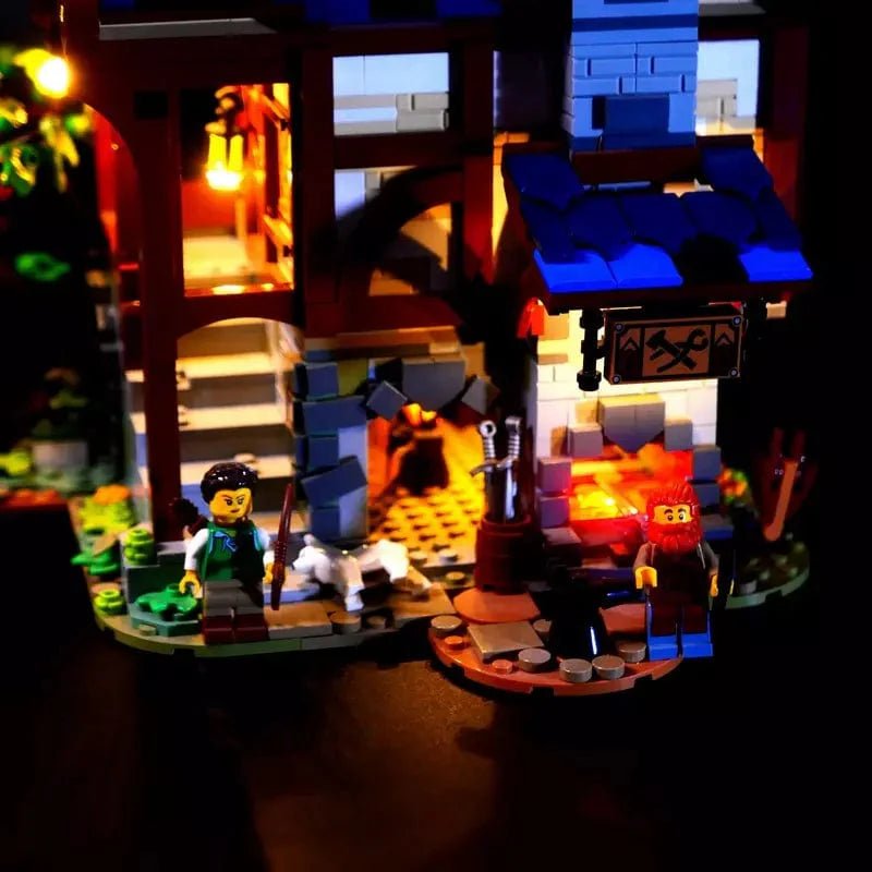 Light Kit for Medieval Blacksmith 21325 - DelsBricks Toys & CollectiblesLed Light Kit for LegoDelsBricks Toys & CollectiblesZENE