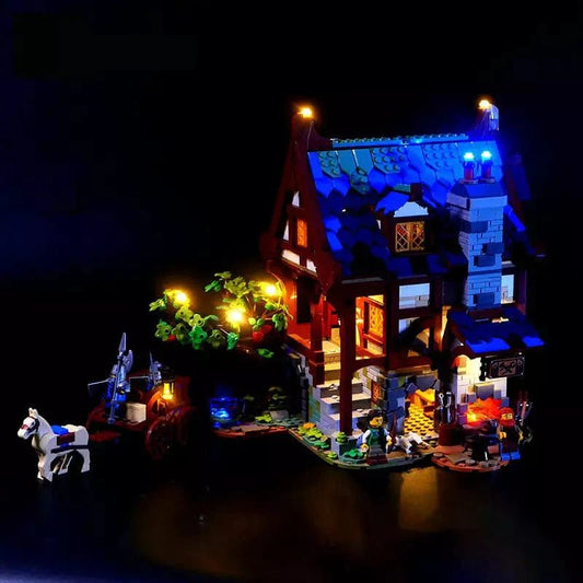 Light Kit for Medieval Blacksmith 21325 - DelsBricks Toys & CollectiblesLed Light Kit for LegoDelsBricks Toys & CollectiblesZENE