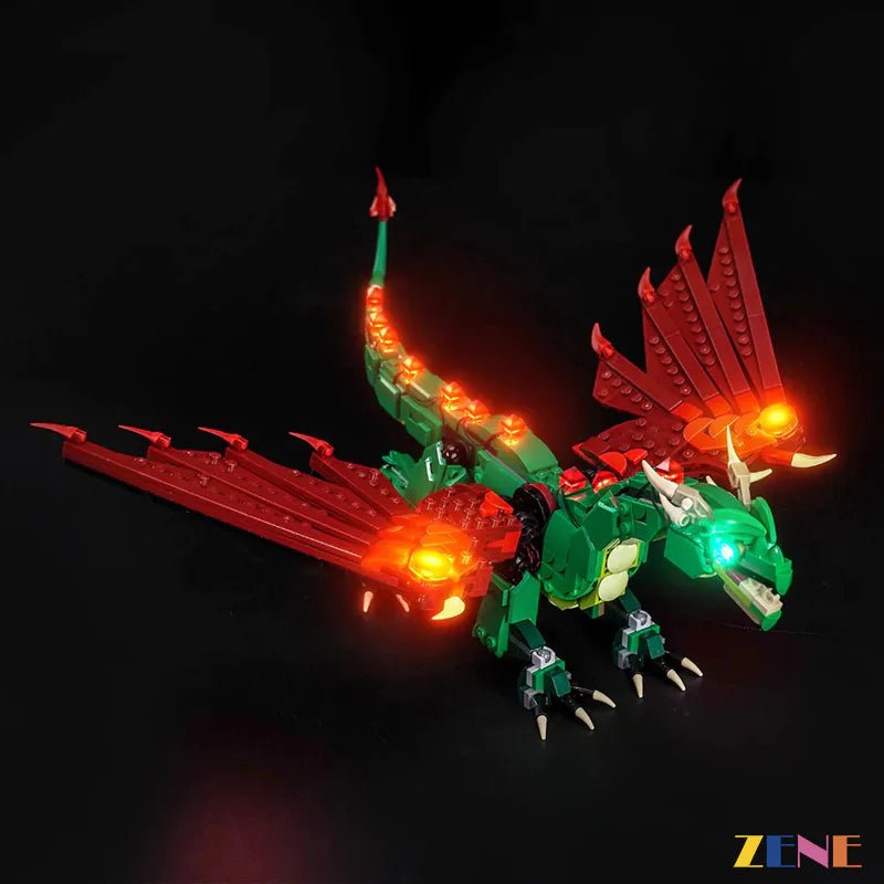 Light Kit for Medieval Dragon 31161 - DelsBricks Toys & CollectiblesLed Light Kit for LEGO ZENE20DelsBricks Toys & CollectiblesZENE