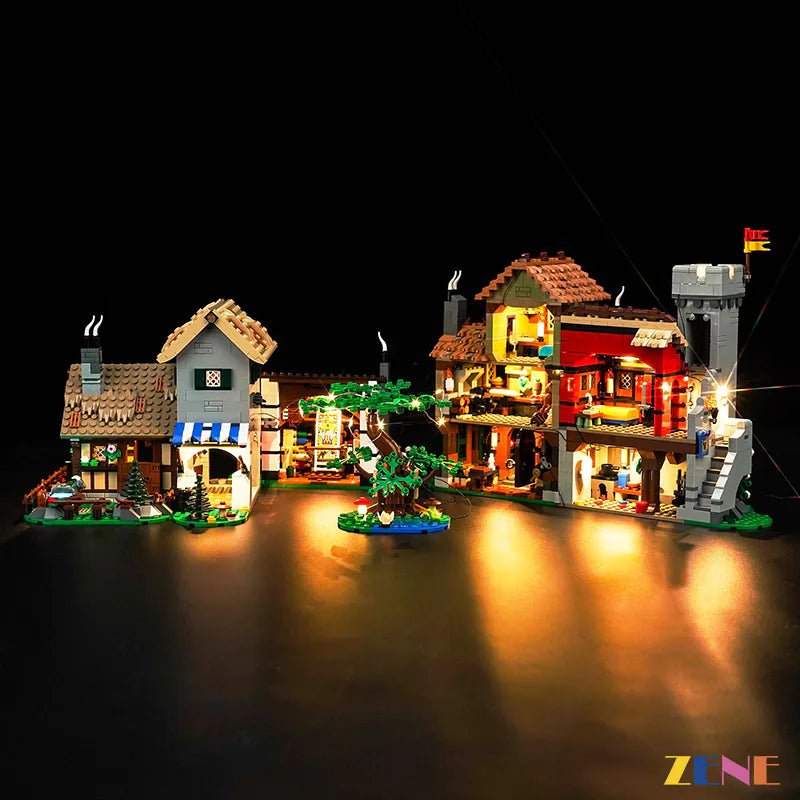 Light Kit for Medieval Town Square 10332 - DelsBricks Toys & CollectiblesLed Light Kit for LegoDelsBricks Toys & CollectiblesZENE