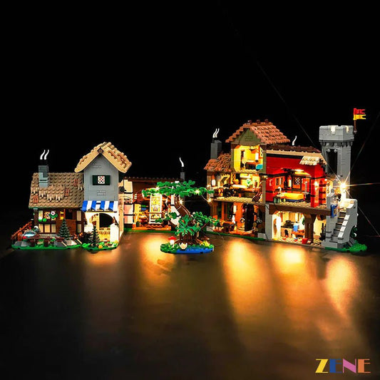 Light Kit for Medieval Town Square 10332 - DelsBricks Toys & CollectiblesLed Light Kit for LegoDelsBricks Toys & CollectiblesZENE