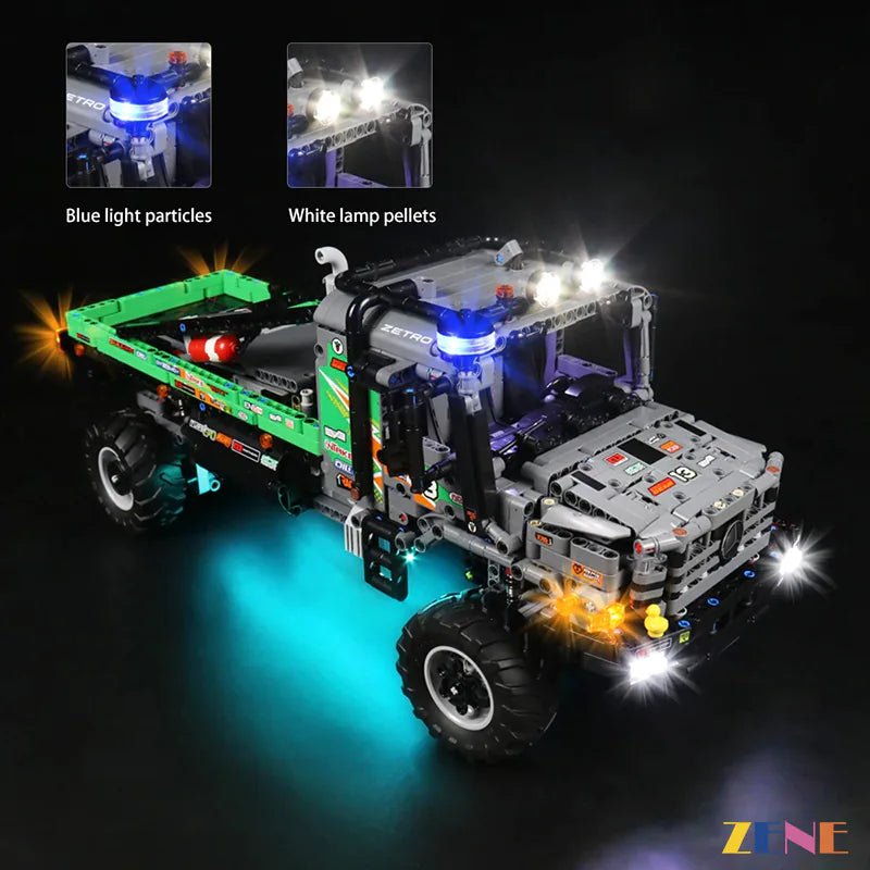 Light Kit for Mercedes - Benz Zetros Trial Truck 4X4 42129 - DelsBricks Toys & CollectiblesLed Light Kit for LegoDelsBricks Toys & CollectiblesZENE